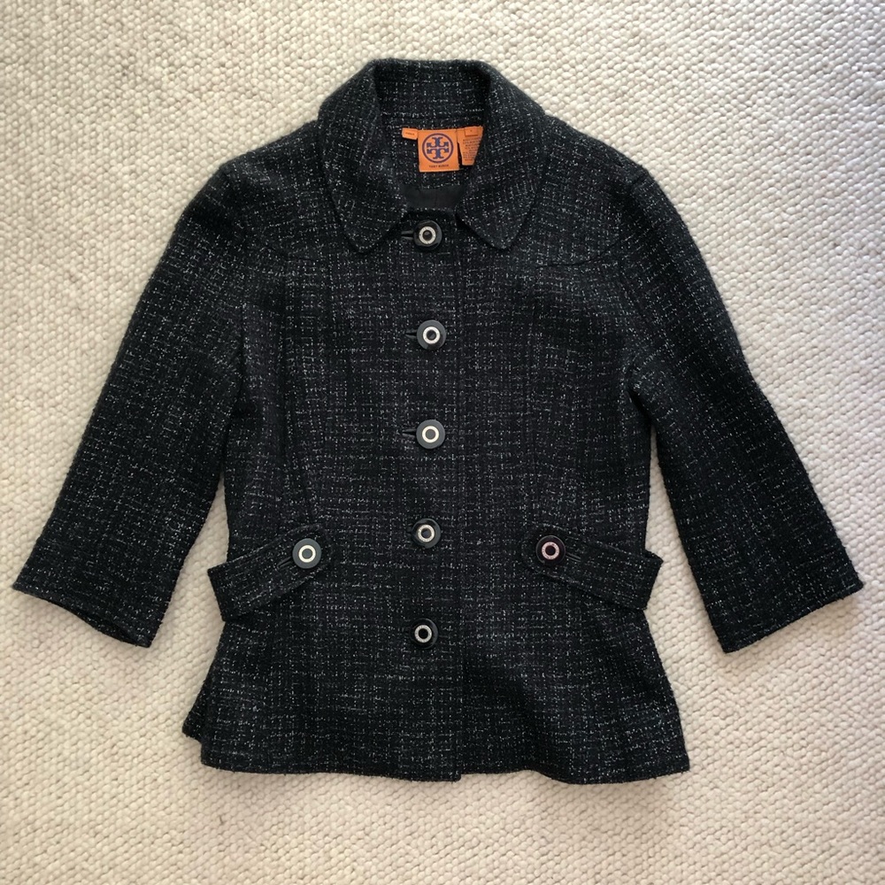 Tory Burch tweed suit jacket, size 6